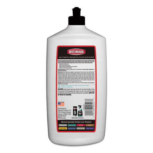 High Traffic Hardwood Polish And Restorer, 32 Oz Squeeze Bottle, 6/carton - Image 2