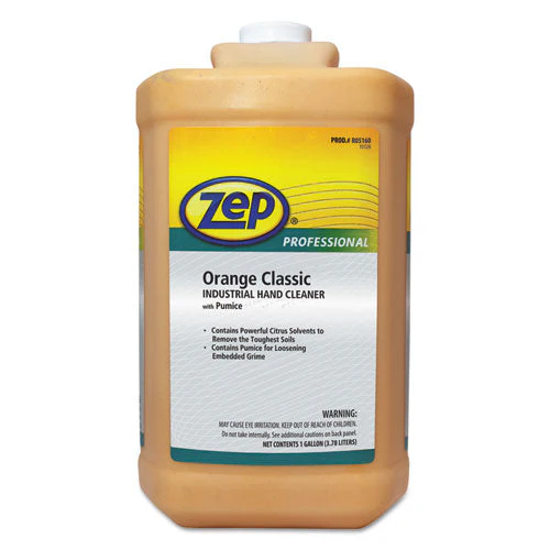 Industrial Hand Cleaner, Orange, 1 Gal Bottle, 4/carton - Image 1