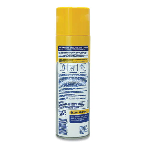 Stainless Steel Polish, 14 Oz Aerosol Spray, 12/carton - Image 2