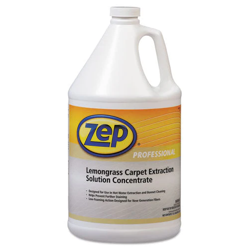 Carpet Extraction Cleaner, Lemongrass, 1gal Bottle - Image 1
