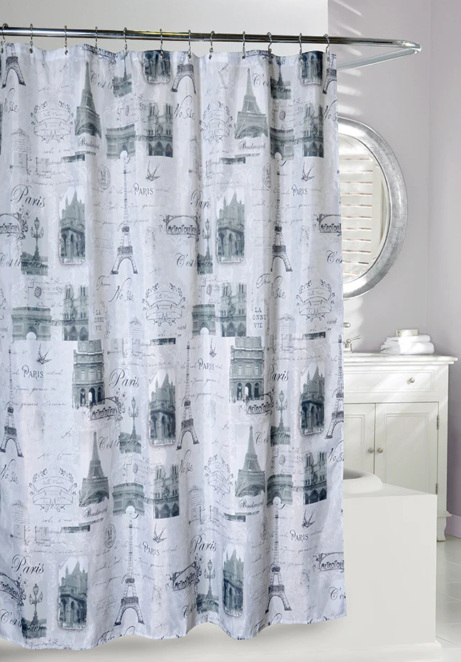 Shower Curtain, Eiffel - Image 1