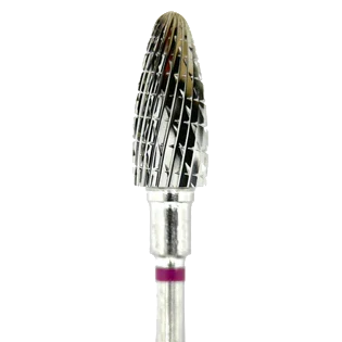 CARBIDE NAIL DRILL BIT, "CORN", PURPLE, HEAD DIAMETER 6/14MM (FT90V060/14) (№73) - STALEKS™ - Image 2