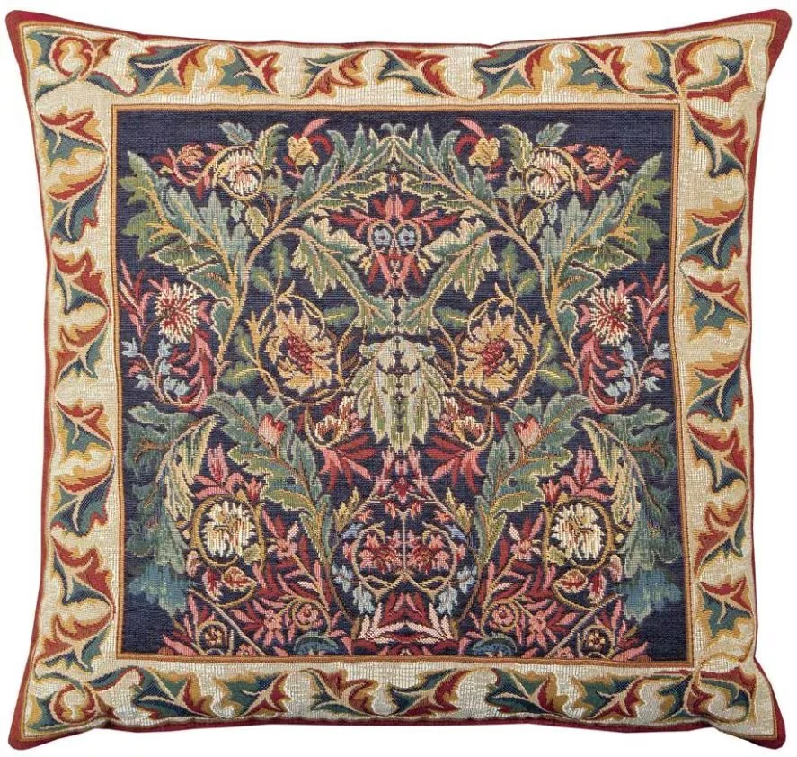 Morris Corinthe Green Pillow-541