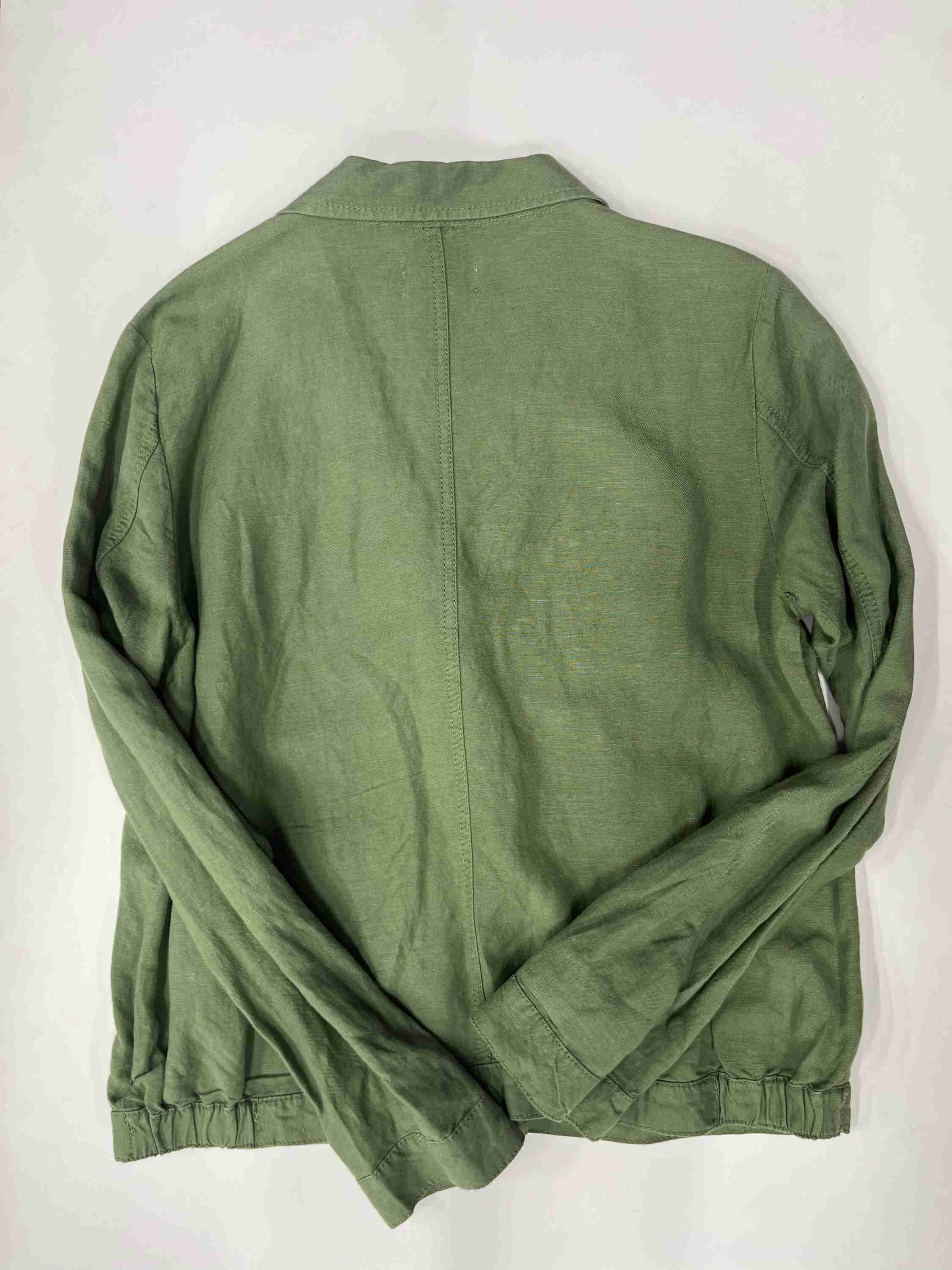 Ann Taylor Loft Front Button Blazer Jacket Green NWT Size S - Image 2