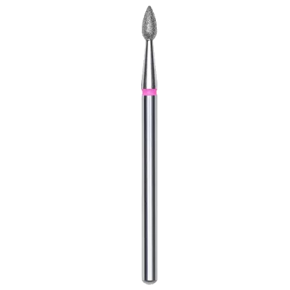 DIAMOND NAIL DRILL BIT, "DROP", RED, HEAD DIAMETER 2.3/5MM (FA40R023/5) - STALEKS™ - Image 1