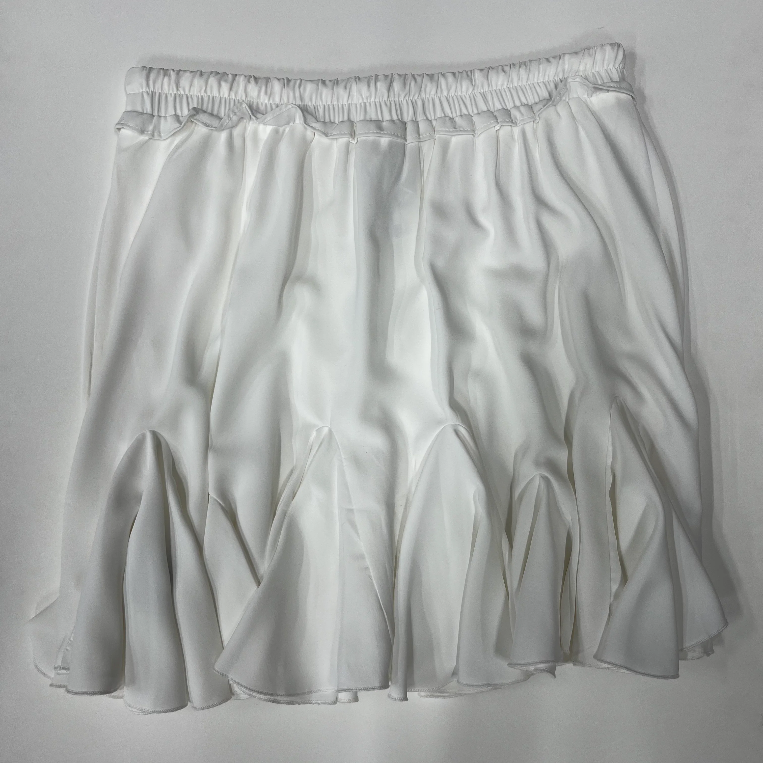 Boohoo Boutique Layered Ruffle Skort White Size 8 - Image 2