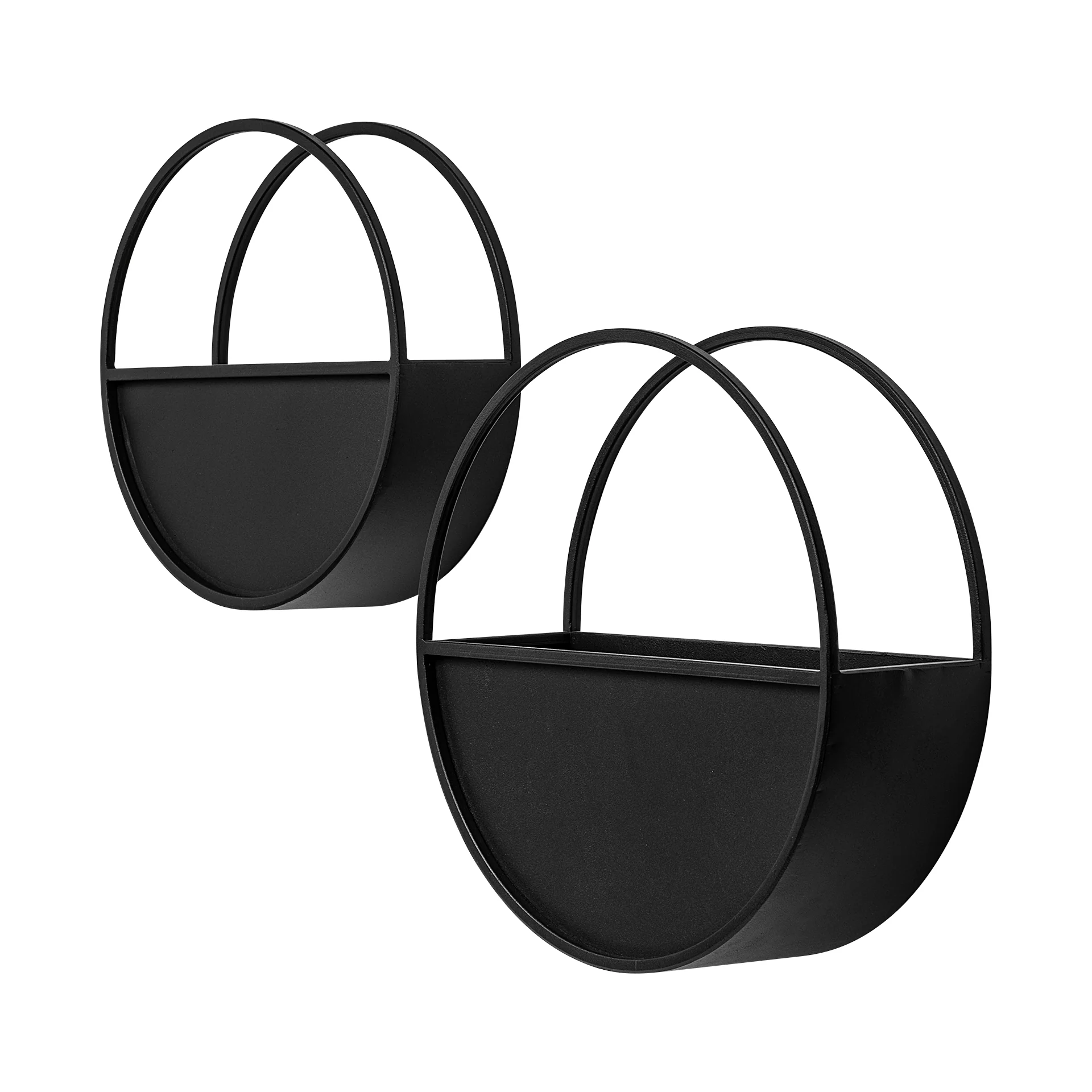 Curated 68822 Hank Set Of 2 Planters - Image 2