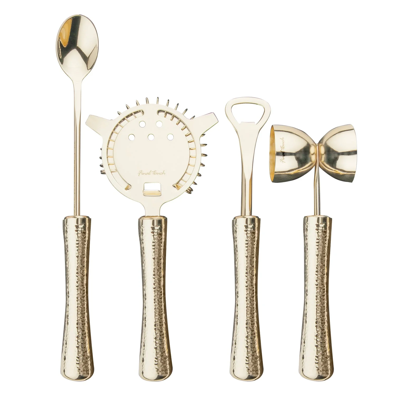 Bar Tool Set, Brass - Image 2