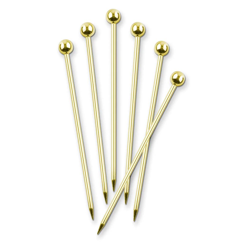 Cocktail Picks, Brass - Image 1