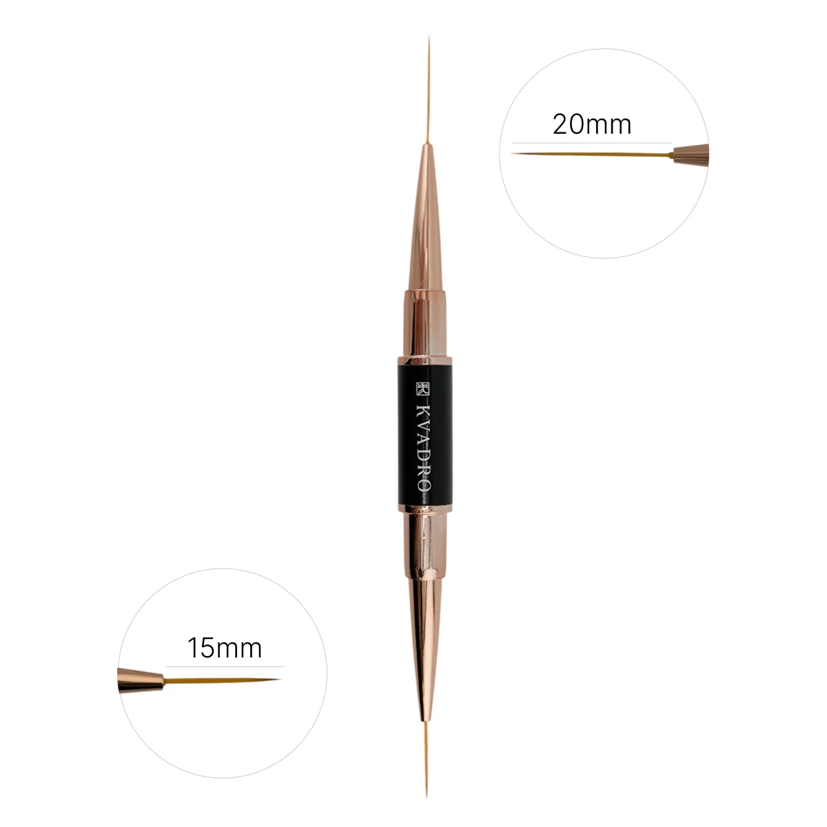 KVADRO – Double-Sided Brush (Liner 15mm + 20mm)