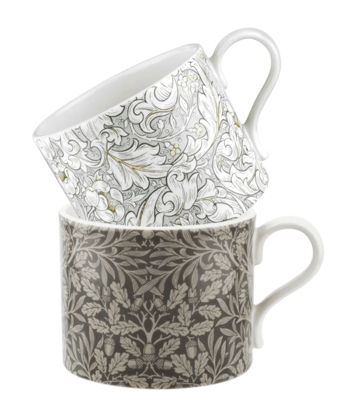 Bachelors and Acorn Mugs, Boxed Set of 2