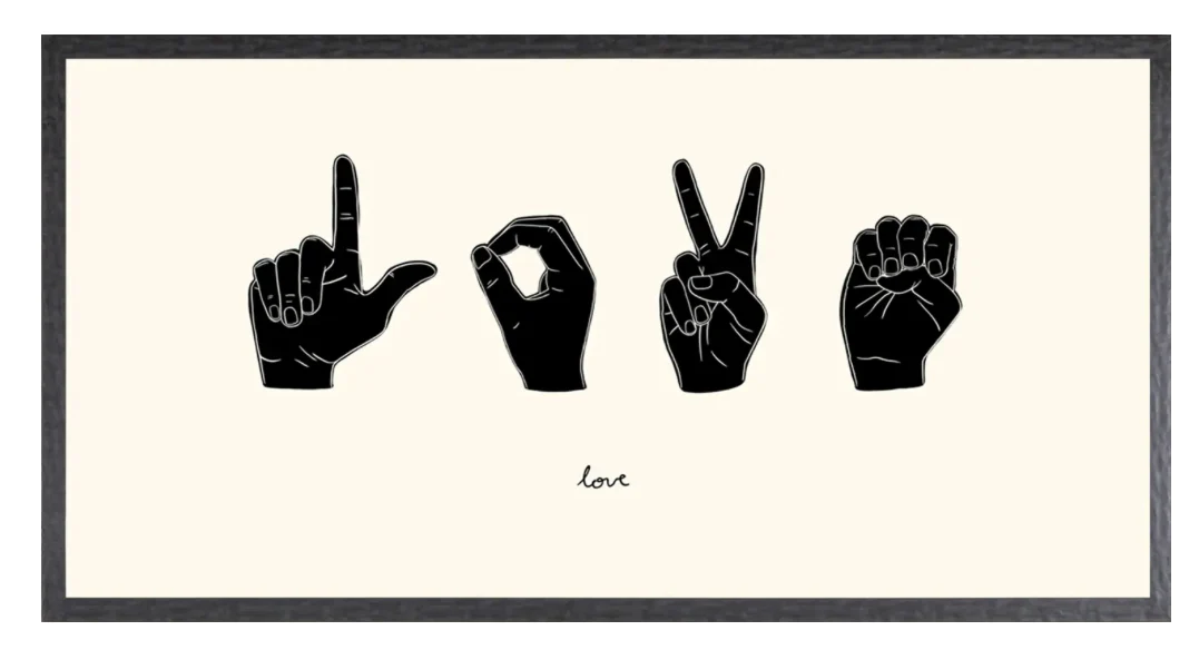 Sign Language II - Love - Image 1