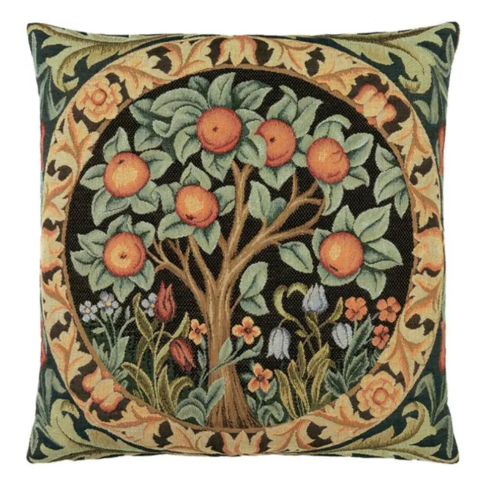 Morris Orange Tree Pillow-232