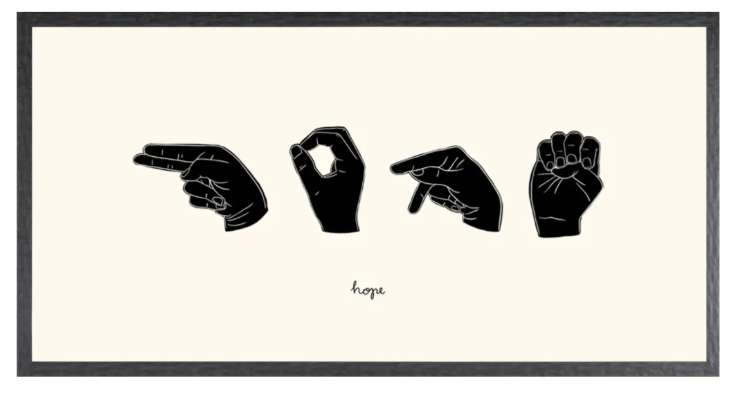 Sign Language II - Hope - Image 1