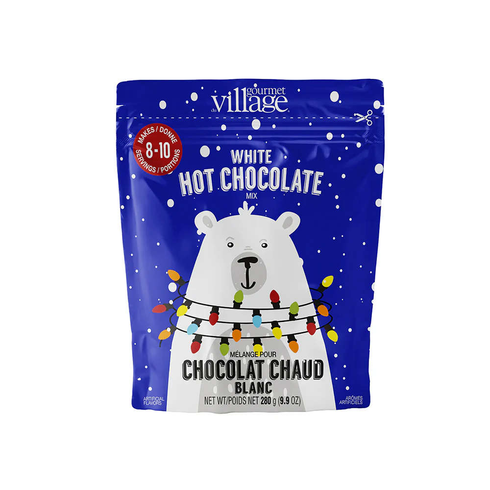 White Hot Chocolate Pouch, Polar Bear