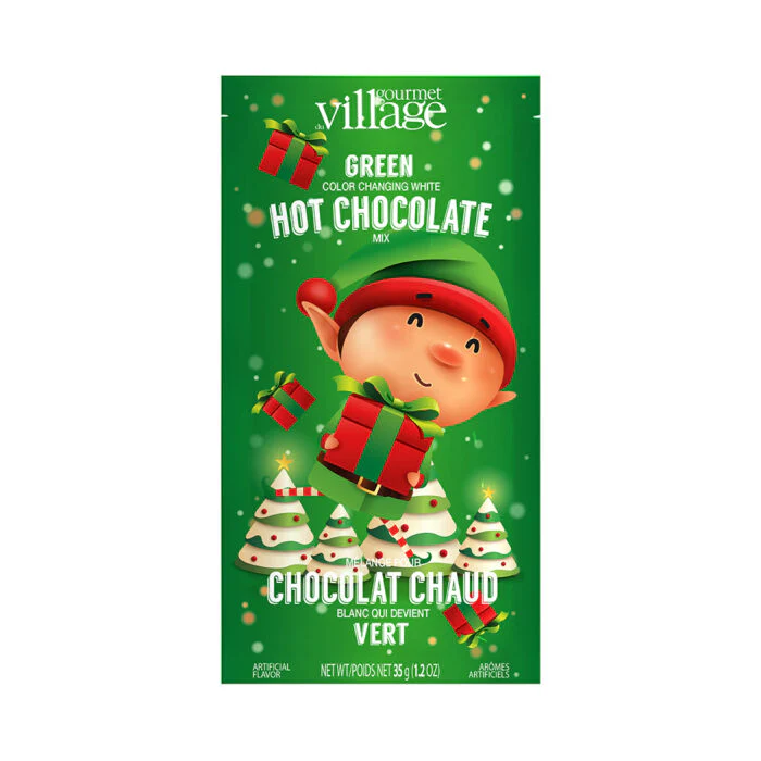 Color Changing White Hot Chocolate, Elf Green - Image 1