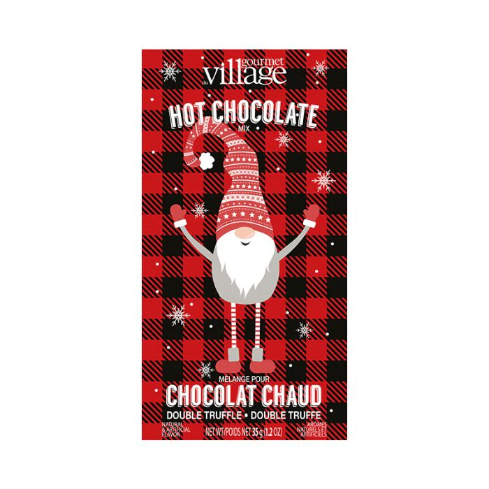 Double Truffle Hot Chocolate, Plaid Gnome - Image 1