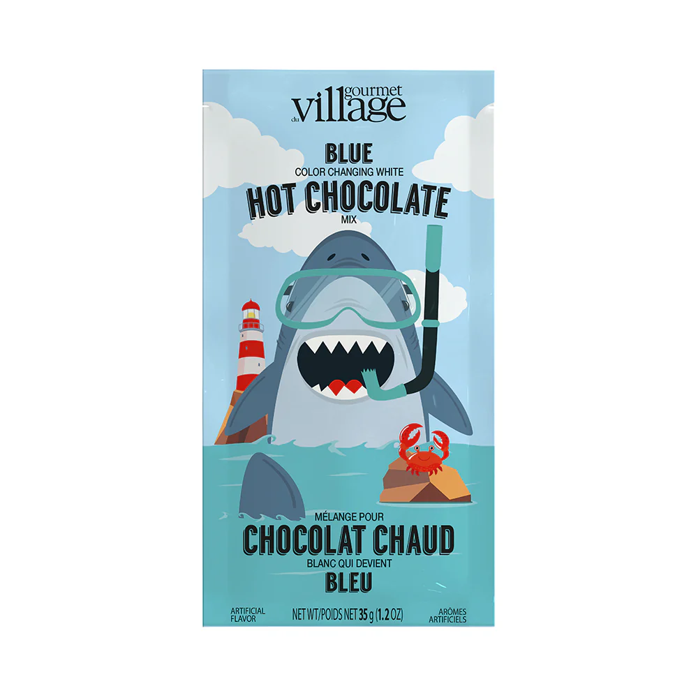Colour Changing White Hot Chocolate, Shark Blue