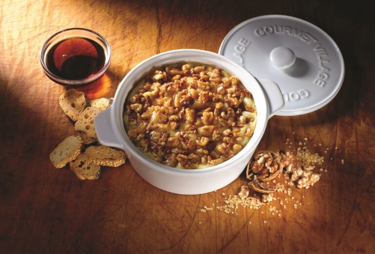 Brie Baker Gift Set with Maple Walnut Brie Topping - Image 2