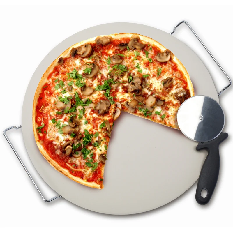 Pizza Stone with Rack - Image 1