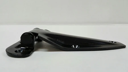 Strap Hinge, 5 3/8" Stainless Steel, BLACK E Coat - Image 3