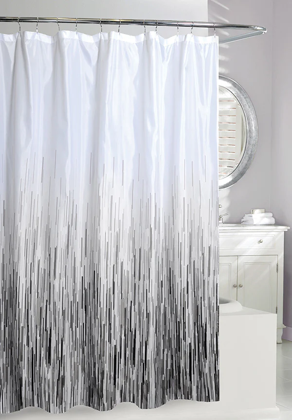 Shower Curtain, Greyscale