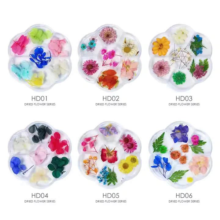 DIY Natural Real 3D Dried Flower