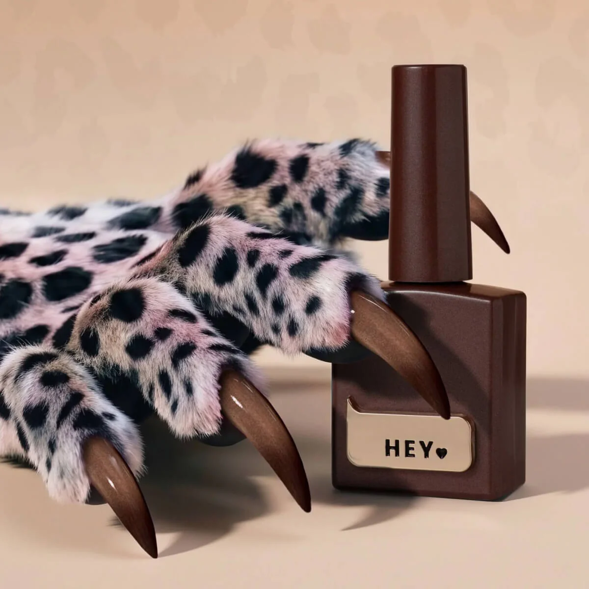 HEYLOVE - Cat's Eye Gel Polish "Maine Coon" (Brown), 15ml - Image 3