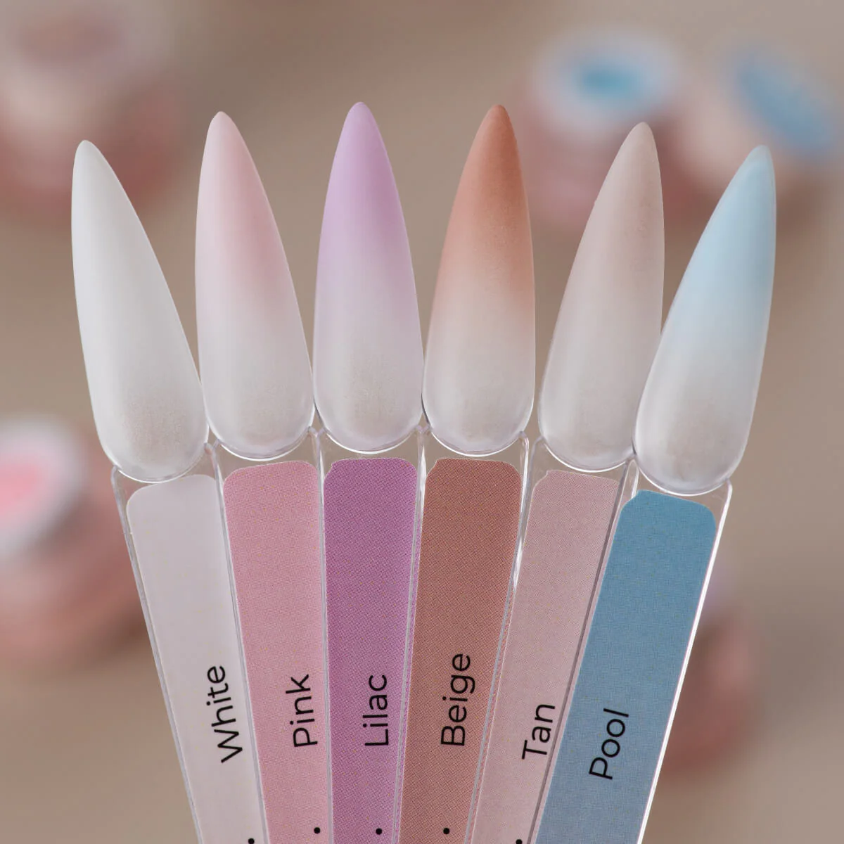 HEYLOVE - Nail Cushion Set White, 6pcs - Image 2