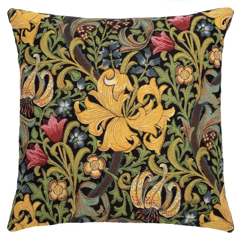 Morris Golden Lily Pillow-984