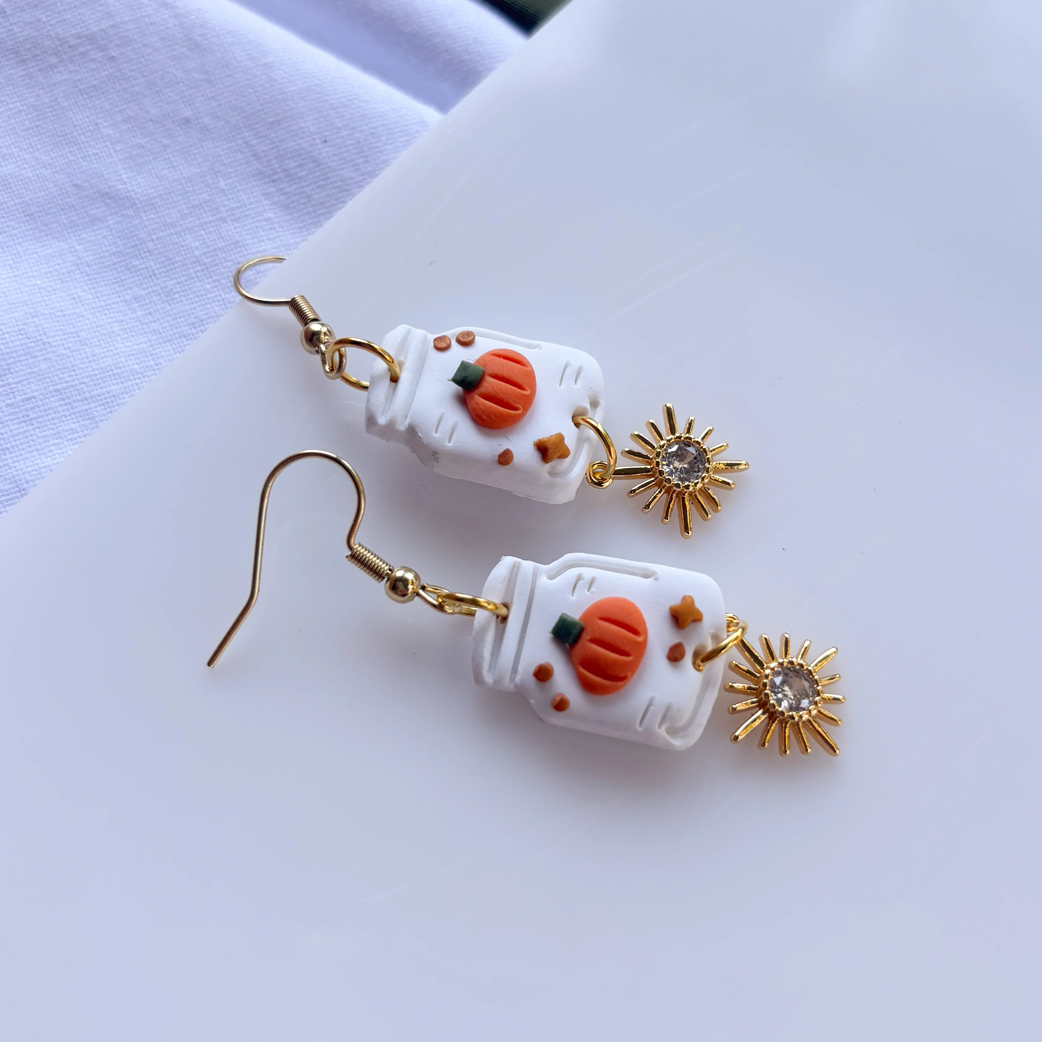 PUMPKIN JAR EARRINGS - Image 3
