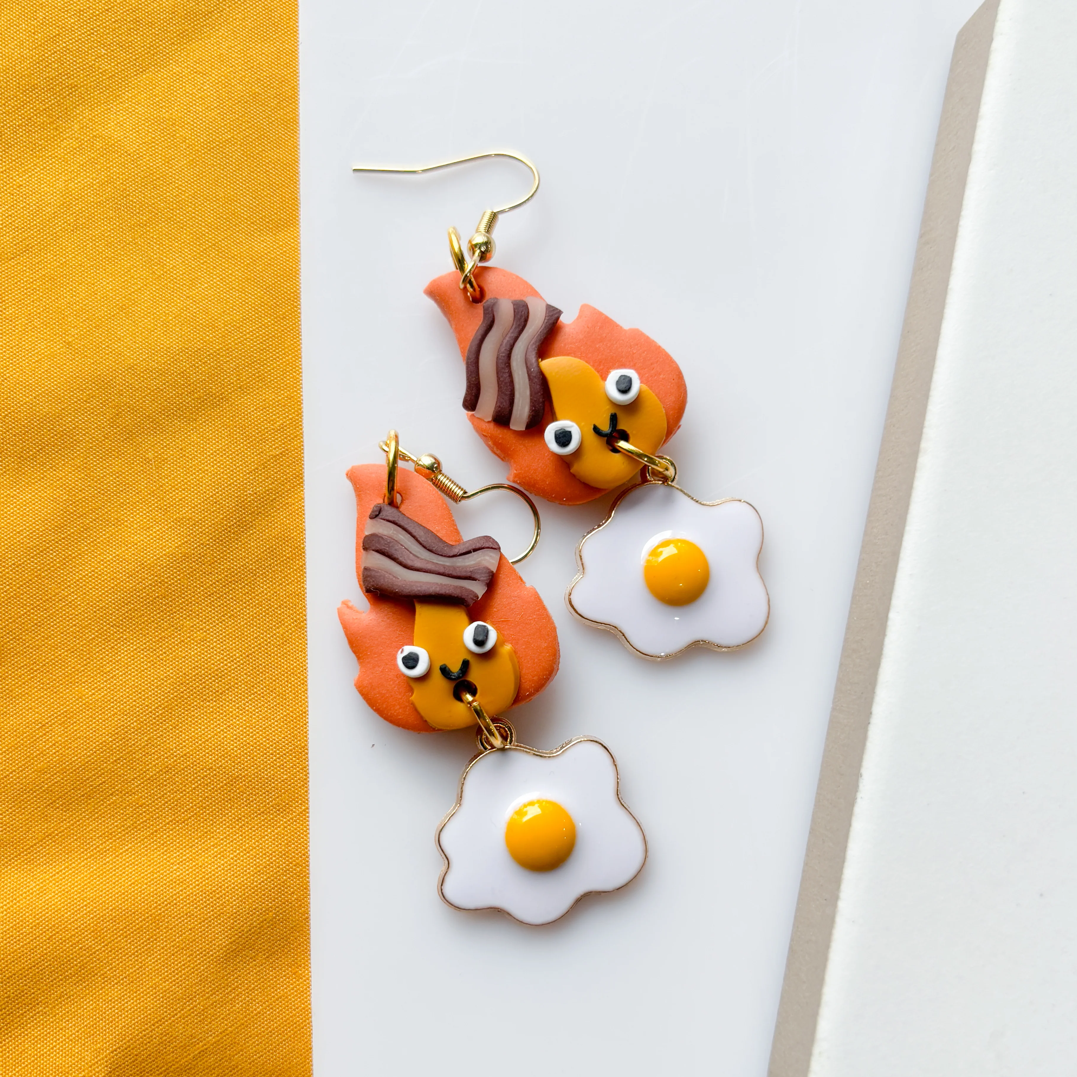 FLAME SPIRIT & EGG EARRINGS - Image 3