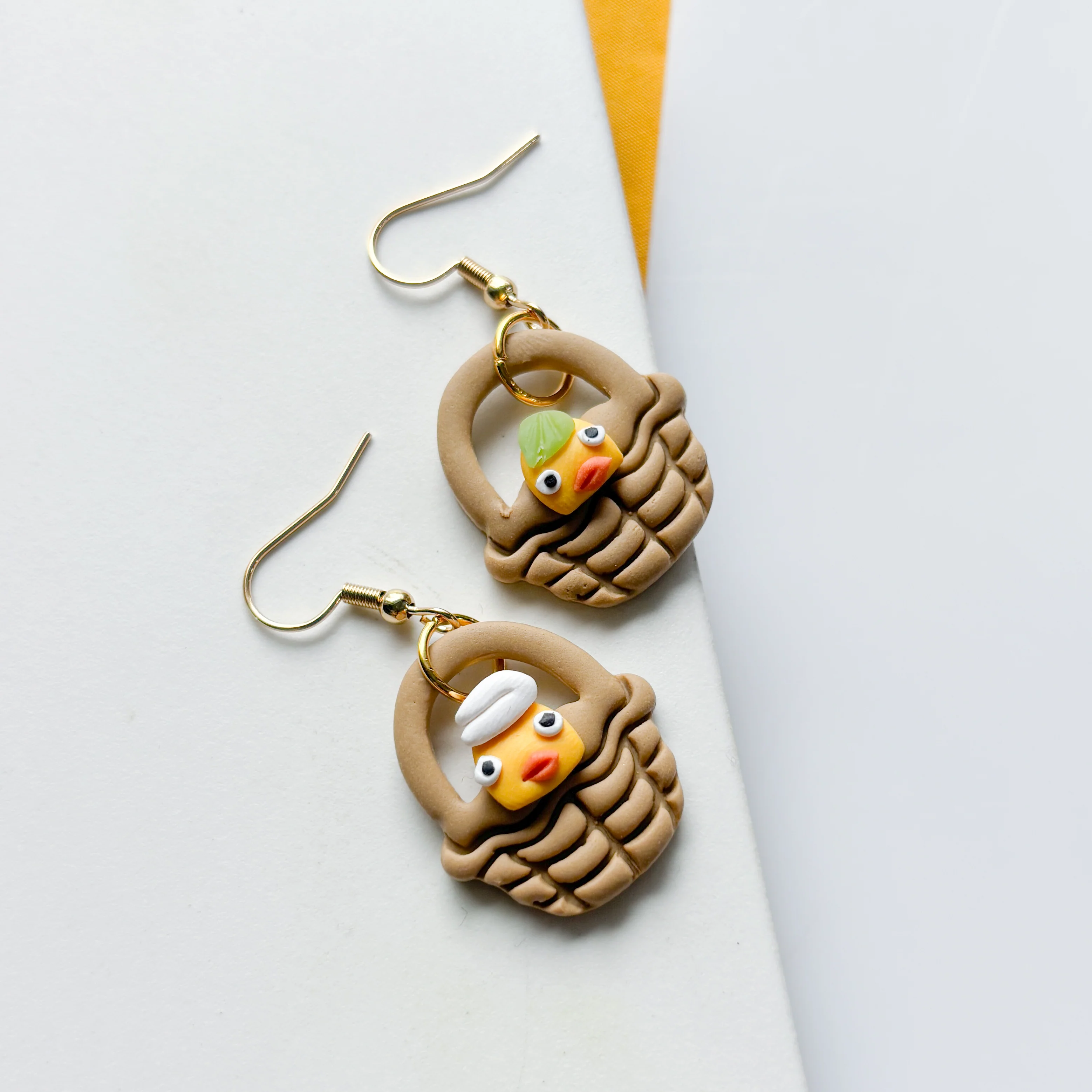 BATHHOUSE DUCK BASKET EARRINGS - Image 3
