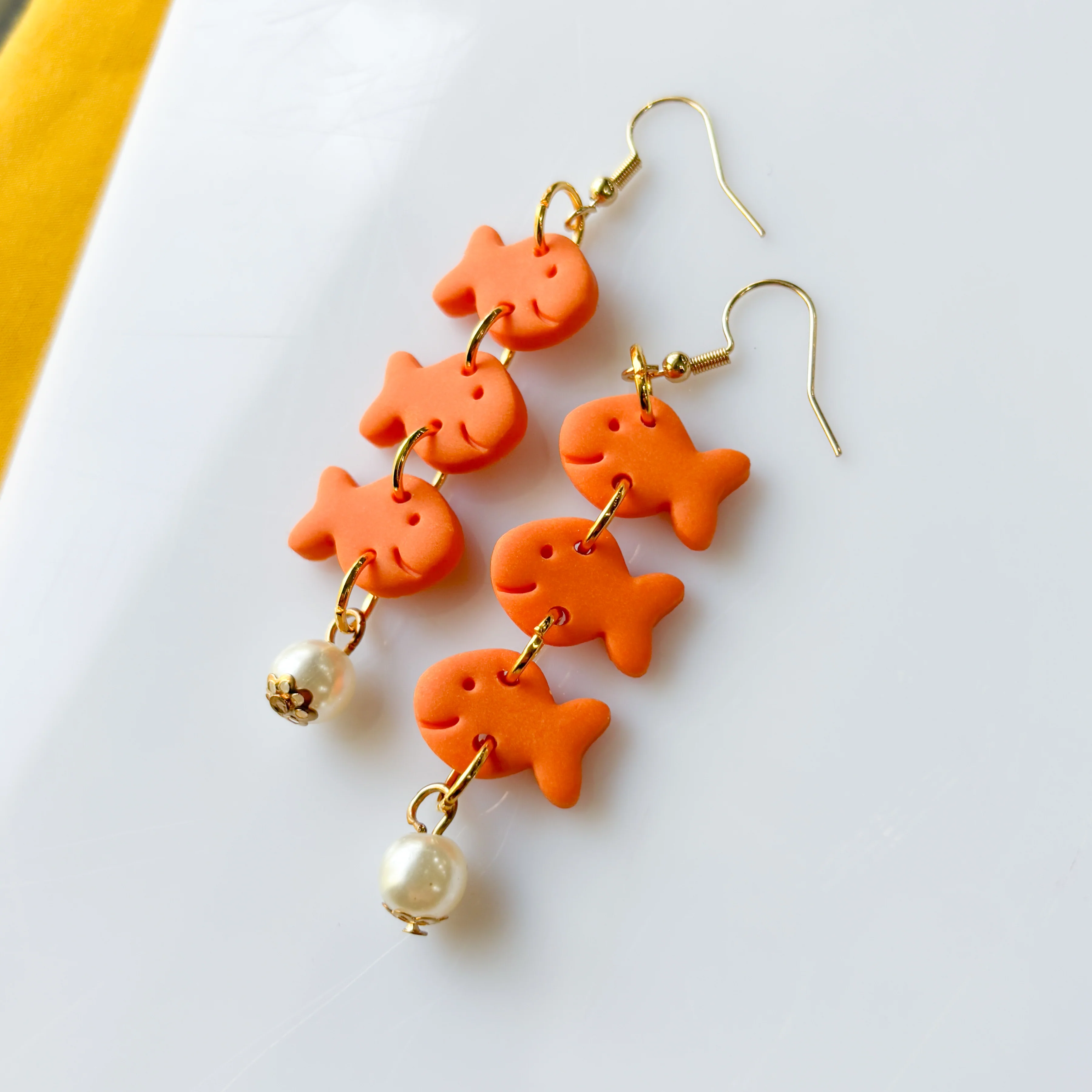 GOLDFISH TRIO EARRINGS - Image 2
