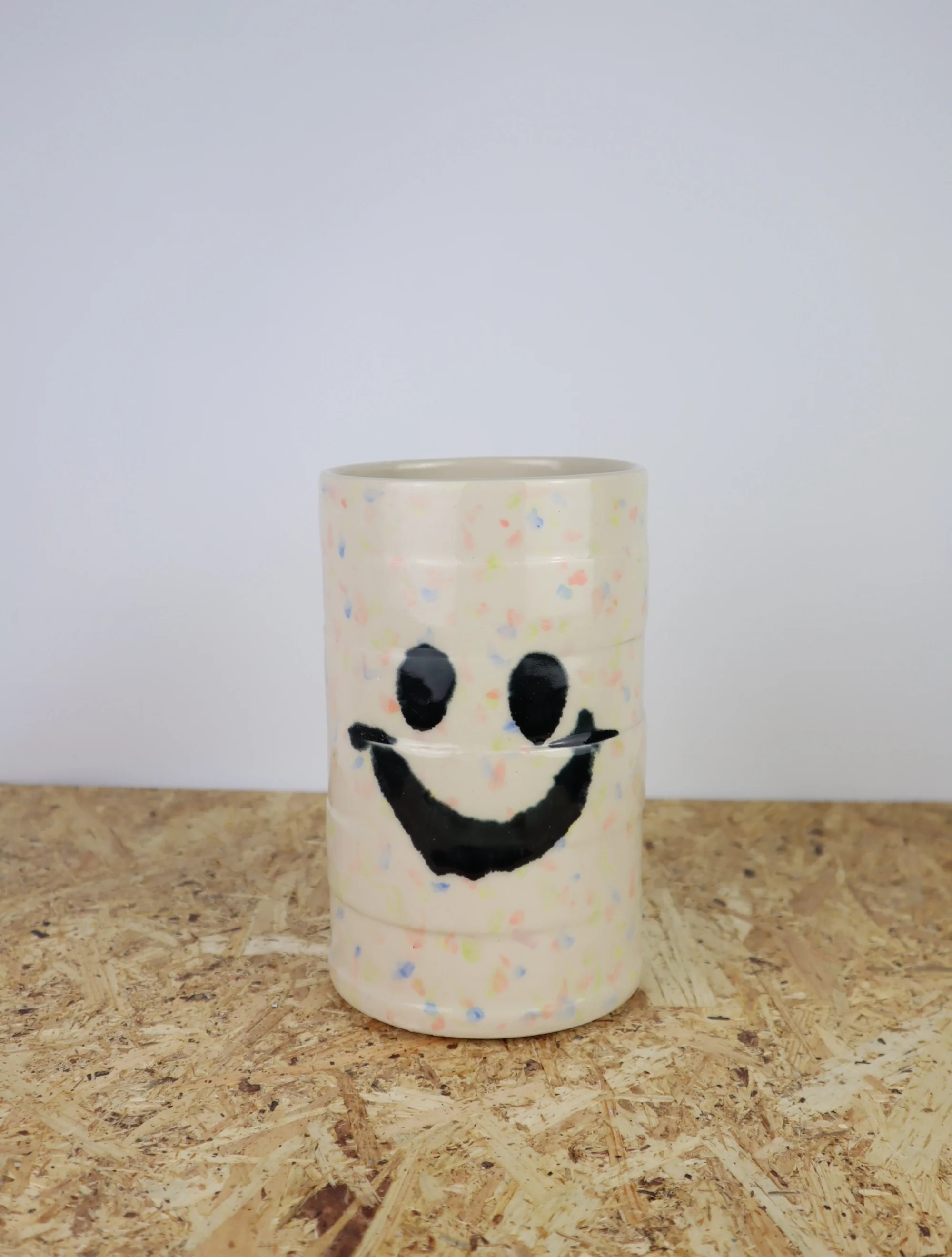You are funny vase- pastel dots