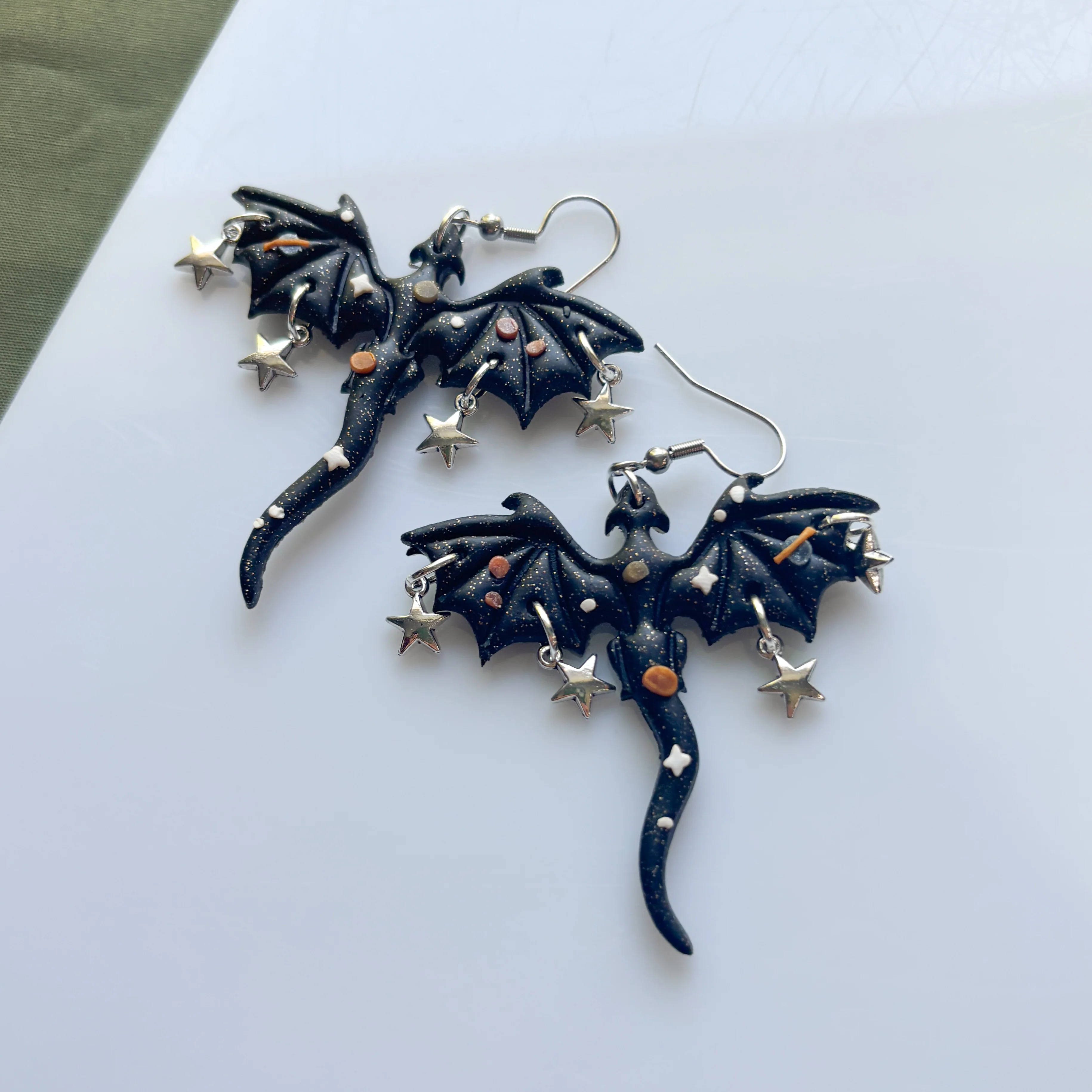 SPACE DRAGON EARRINGS - Image 1