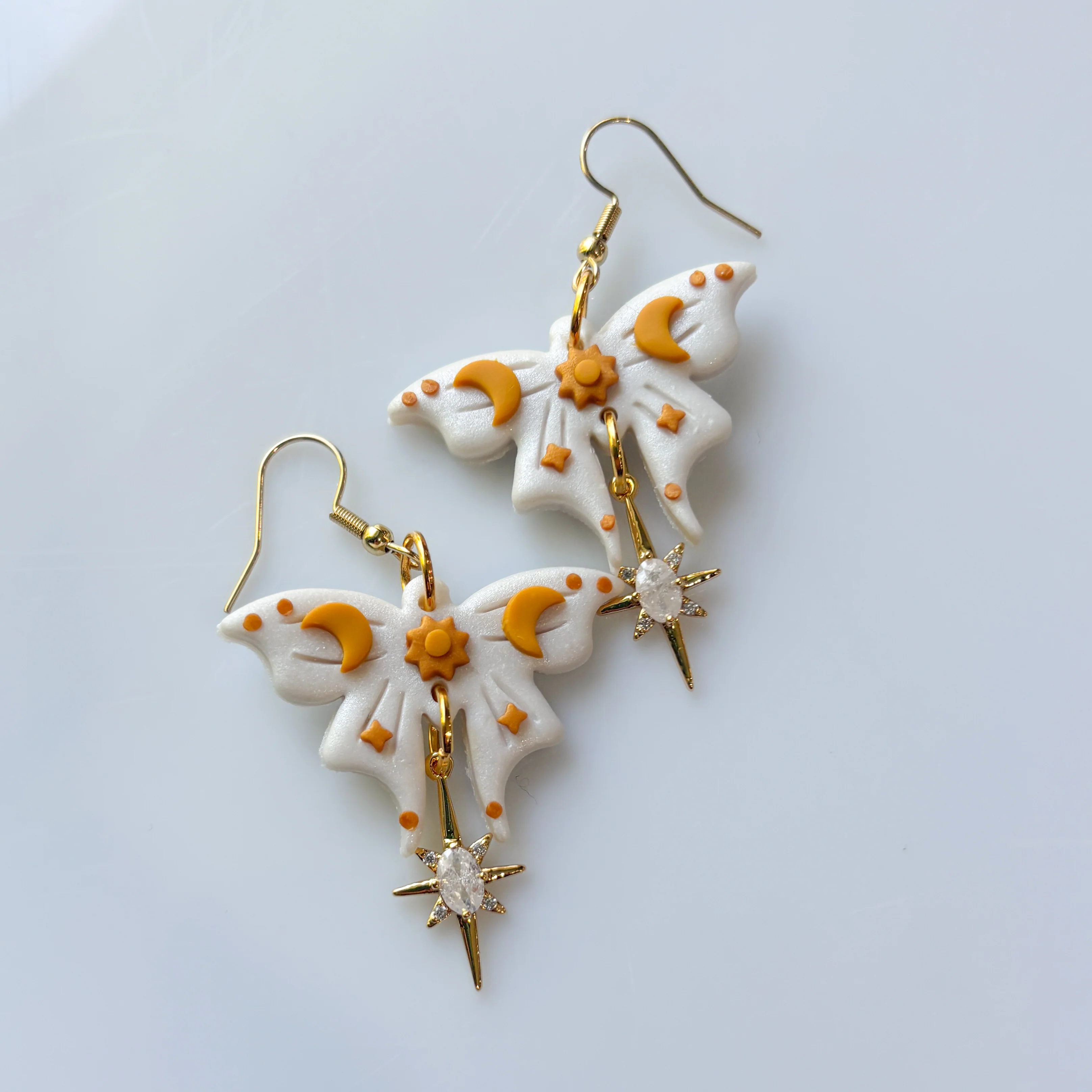 SUN MOTH EARRINGS - Image 1