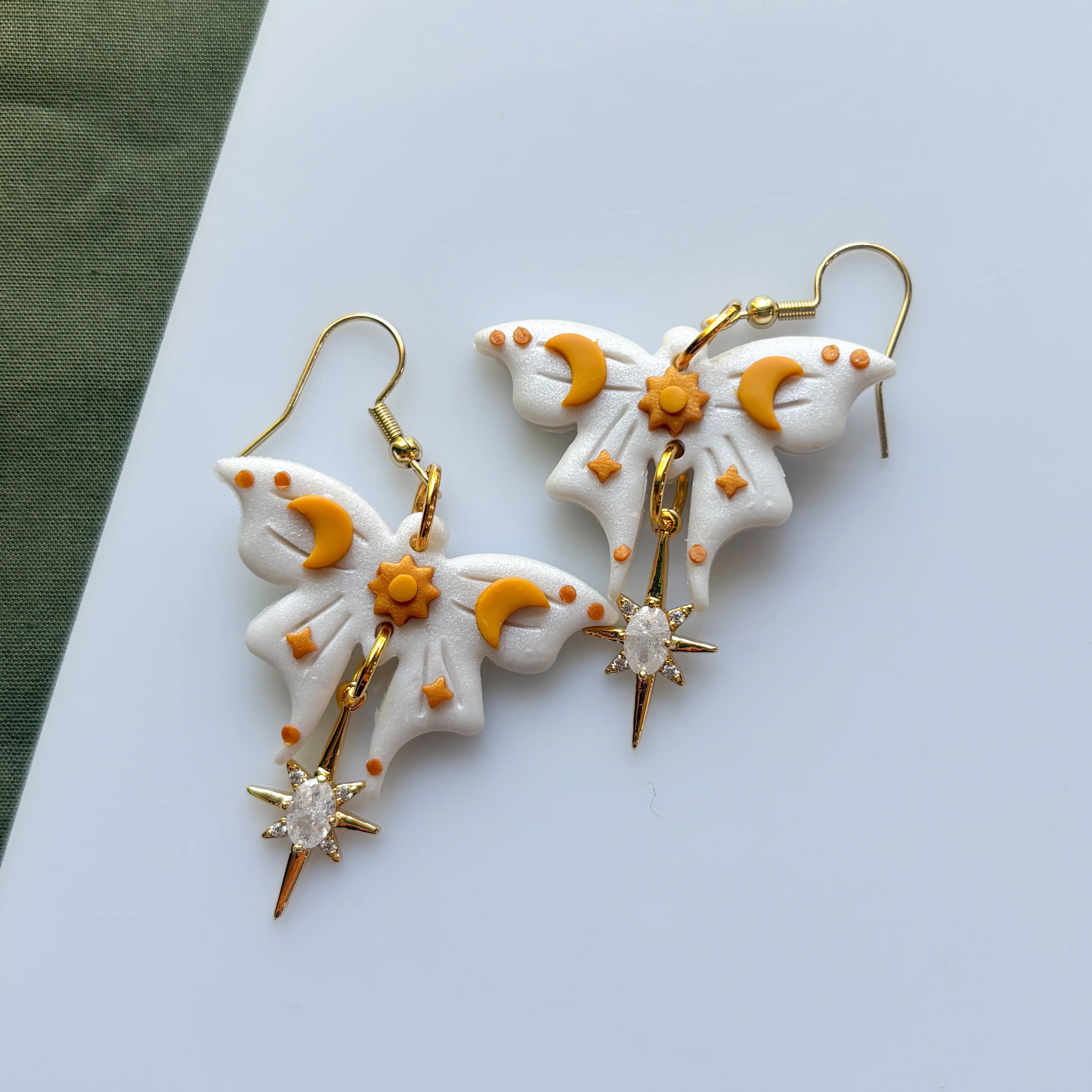 SUN MOTH EARRINGS - Image 3
