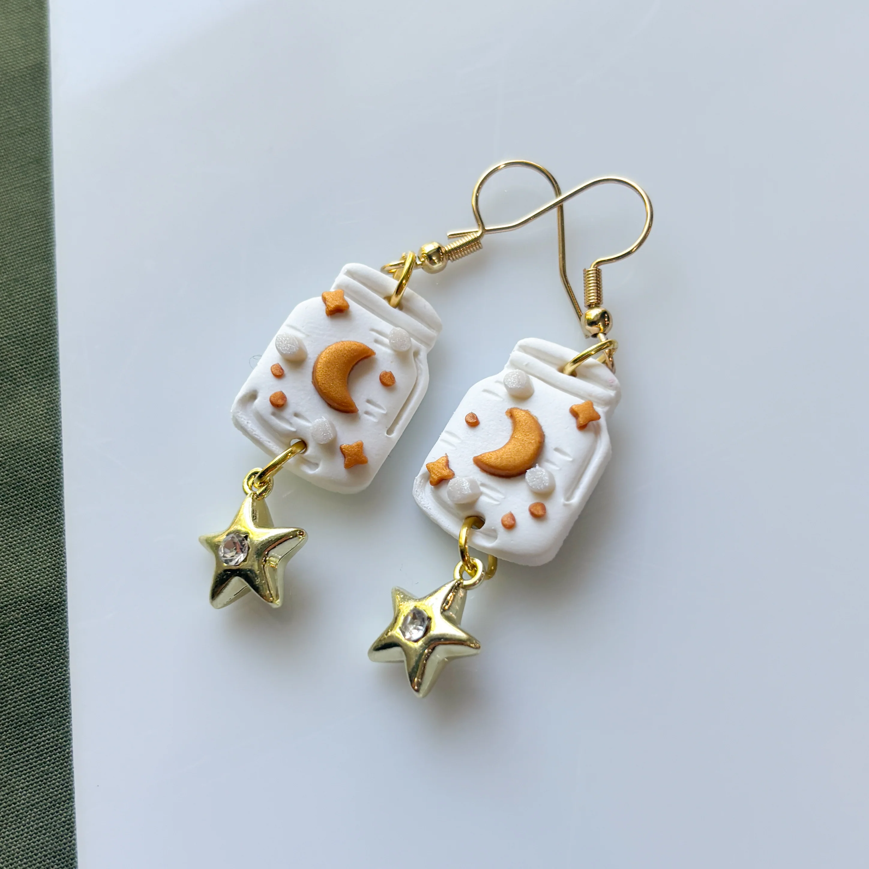 MOON & STAR JAR EARRINGS - Image 1