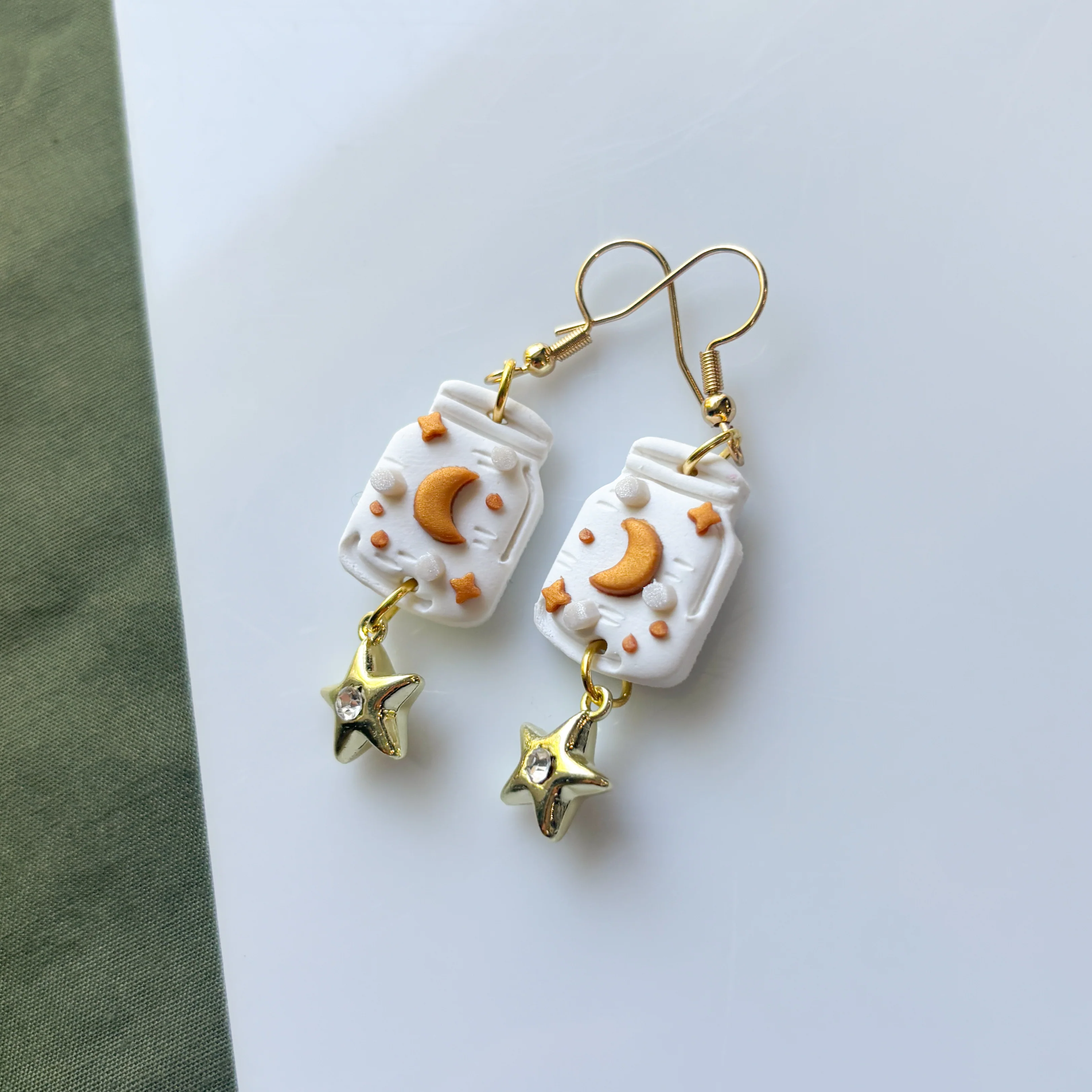 MOON & STAR JAR EARRINGS - Image 2