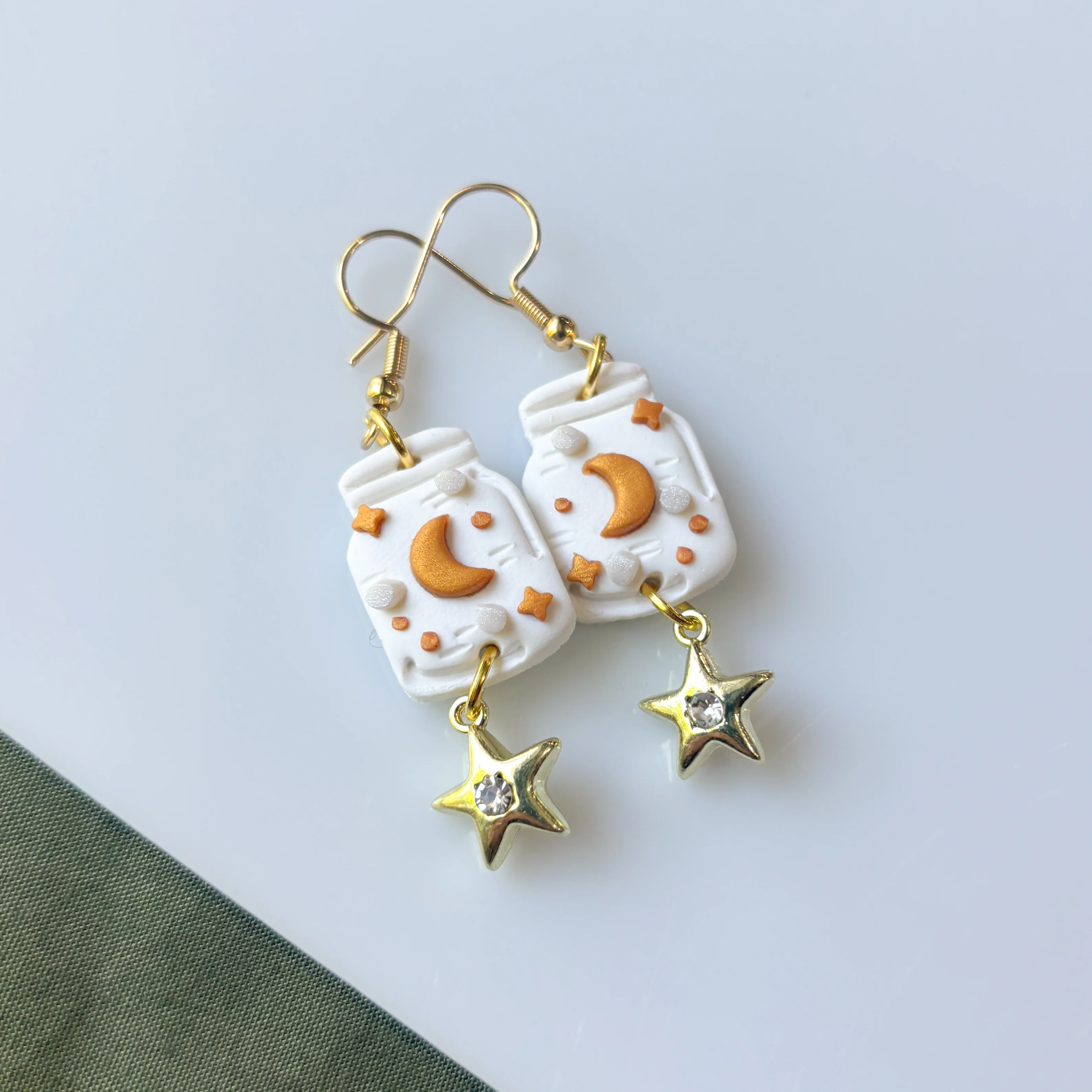 MOON & STAR JAR EARRINGS - Image 3