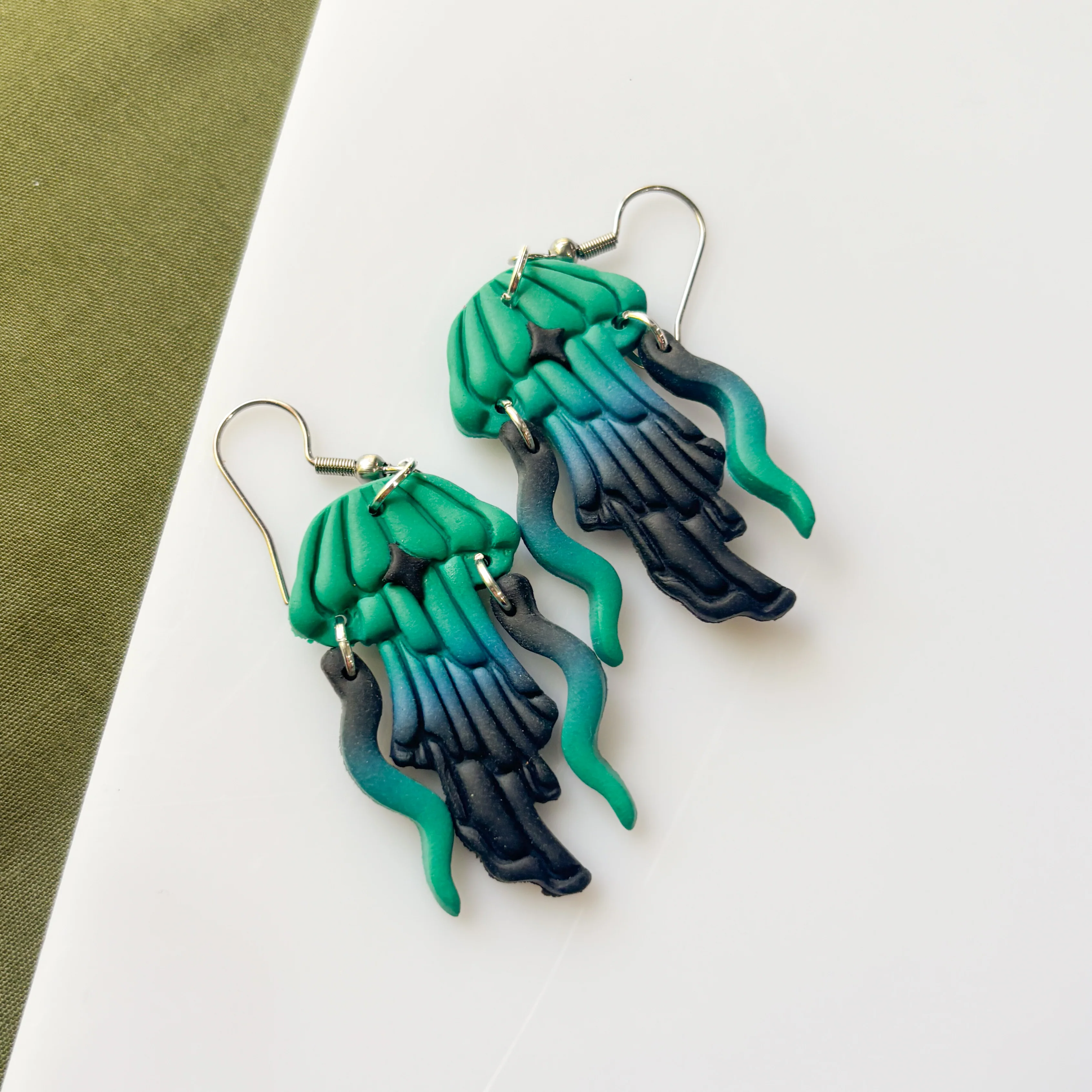 DEEP SEA JELLYFISH EARRINGS - Image 2