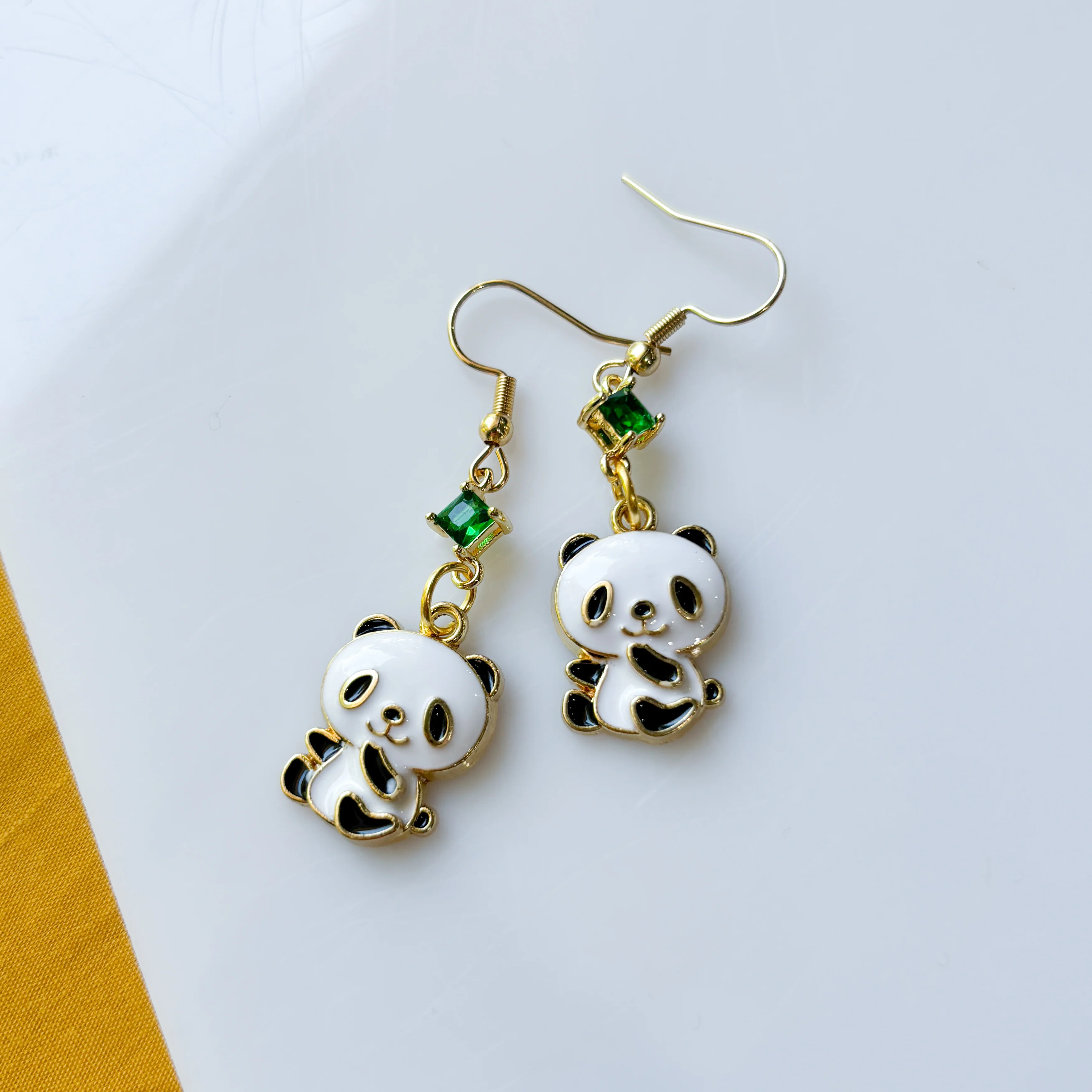 PANDA CHARM EARRINGS - Image 2