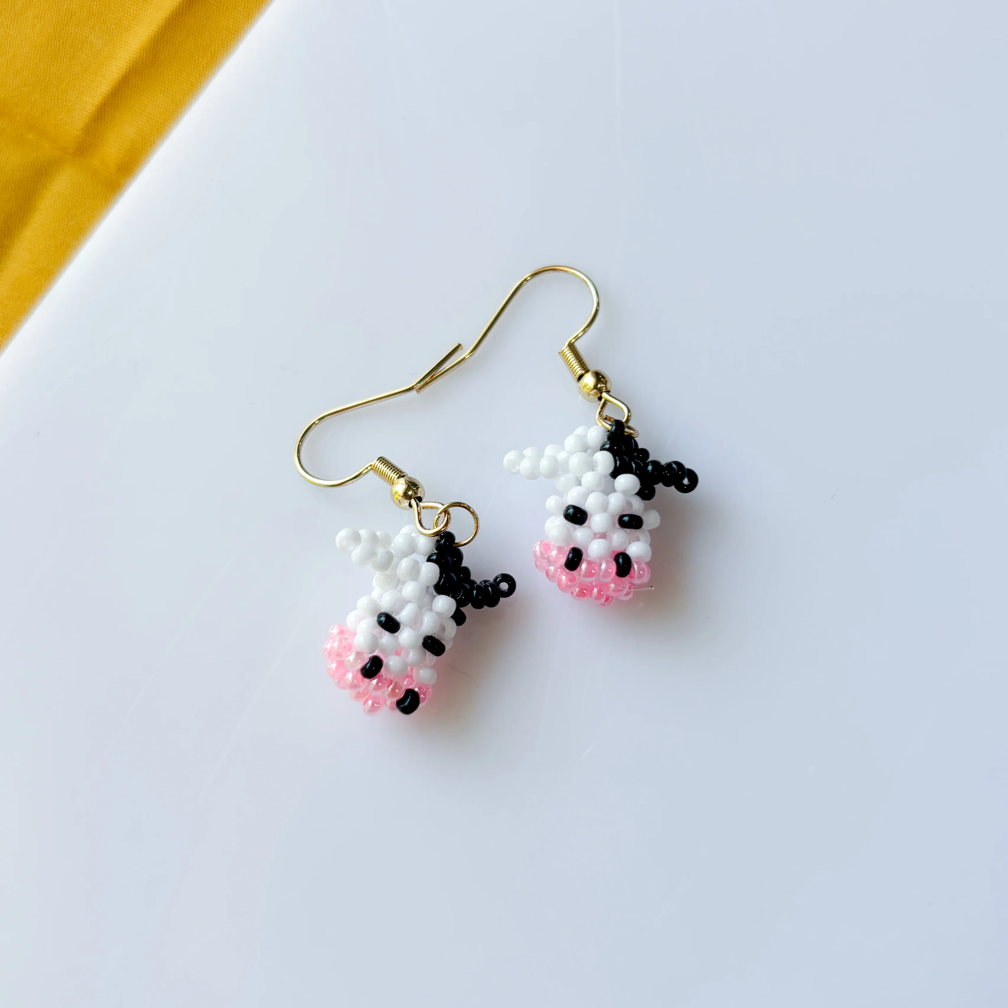 COW CHARM EARRINGS - Image 1