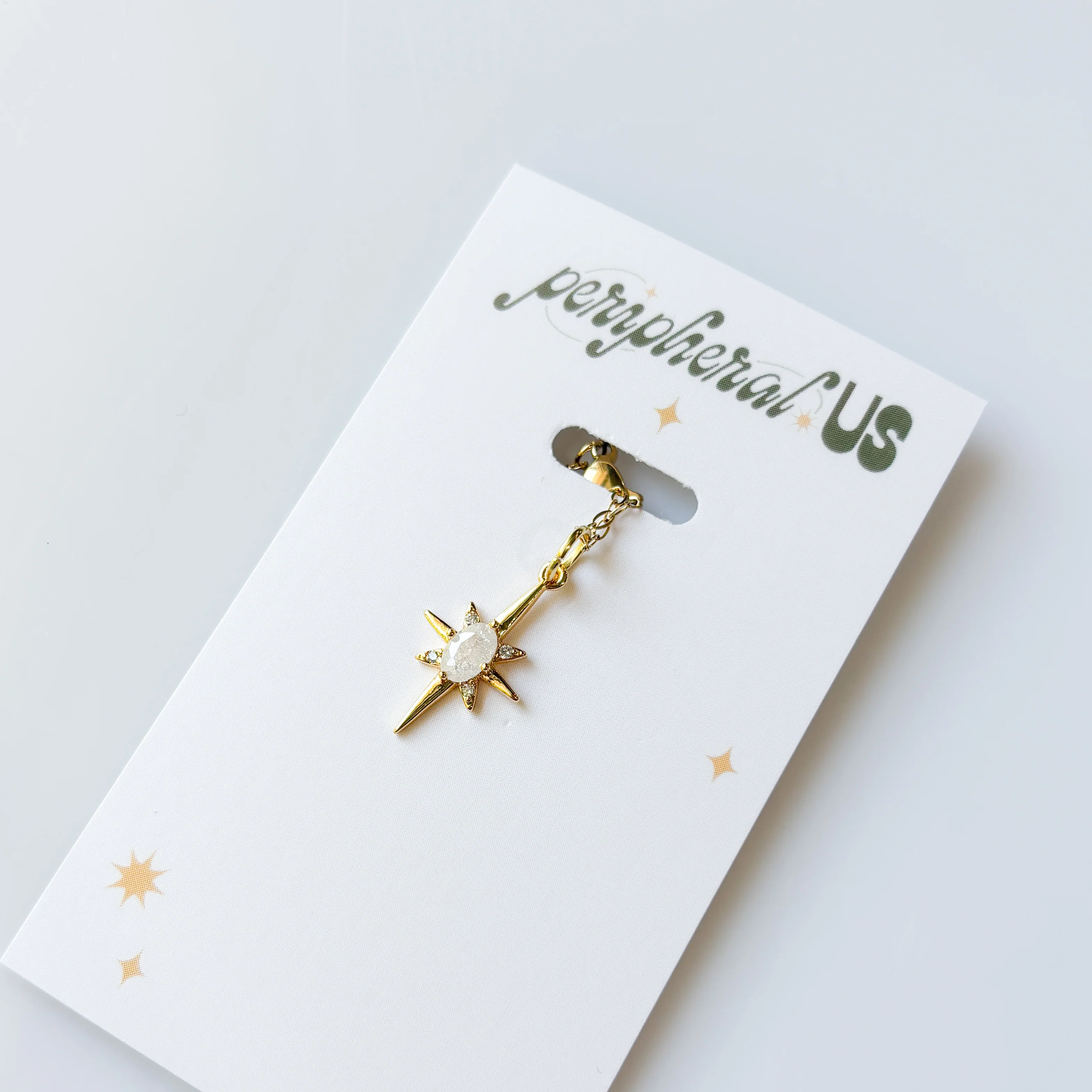 CRYSTAL STAR CHARM NECKLACE