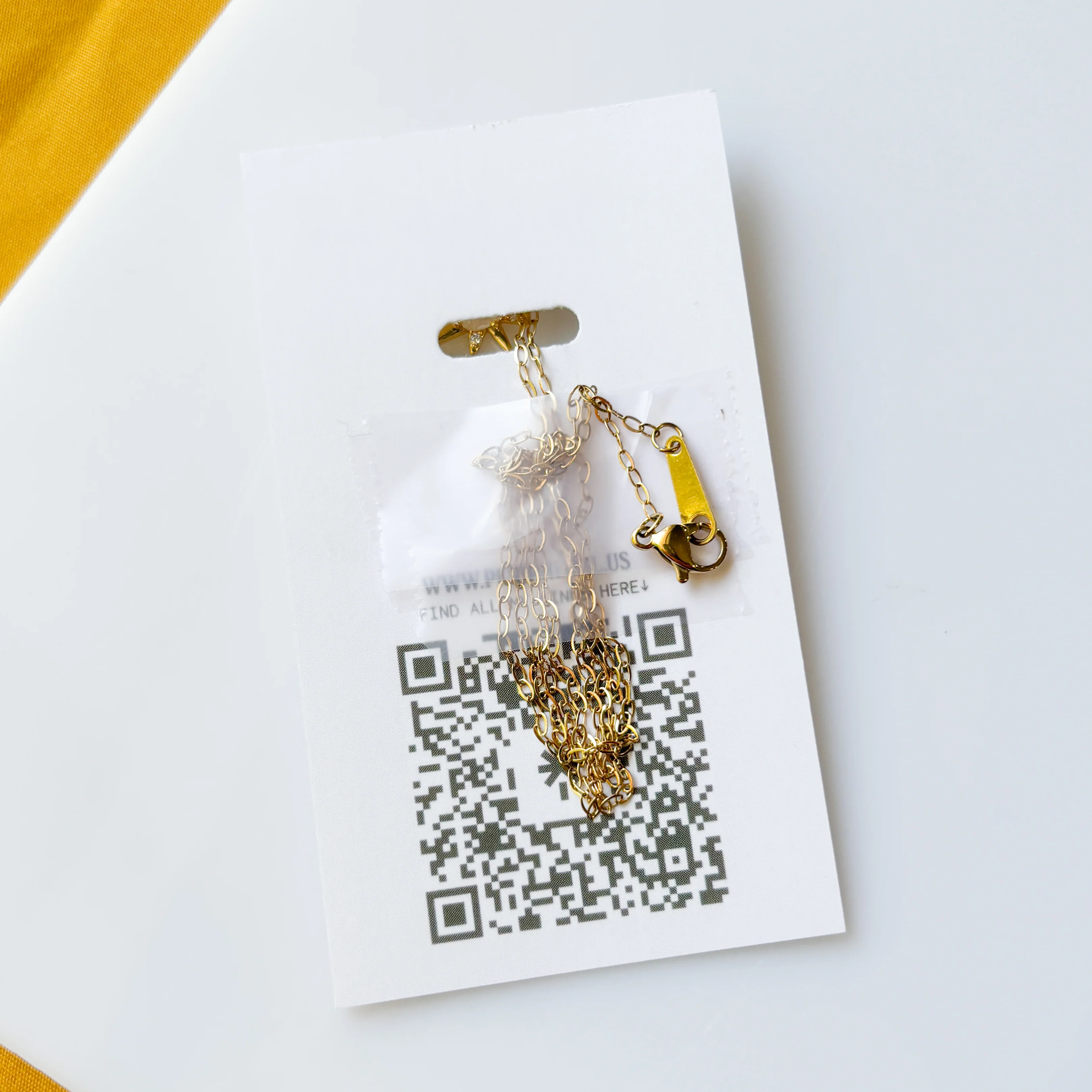 CRYSTAL STAR CHARM NECKLACE - Image 2