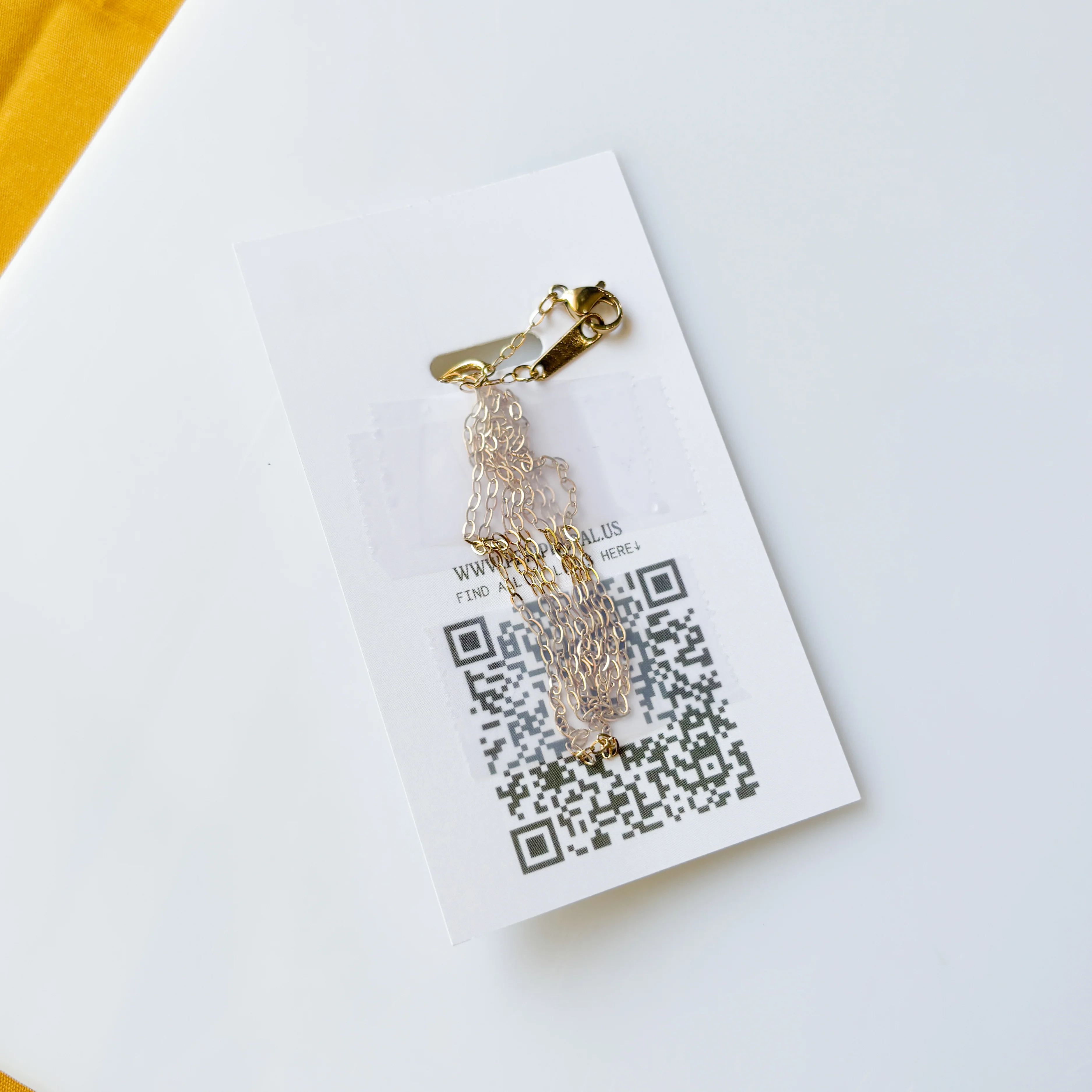 BOW CHARM NECKLACE - Image 2