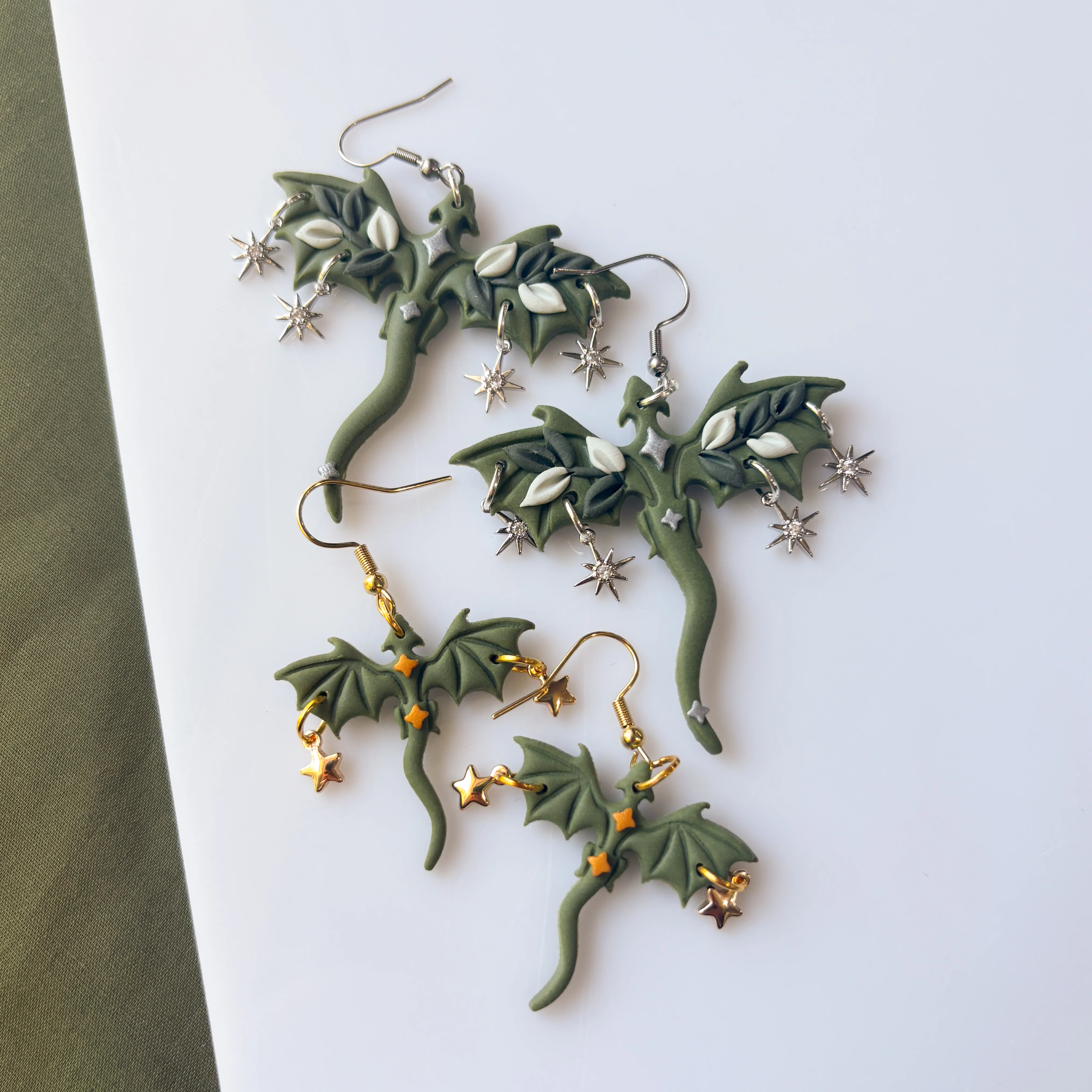CELESTIAL DRAGON EARRINGS (LARGE) - Image 3