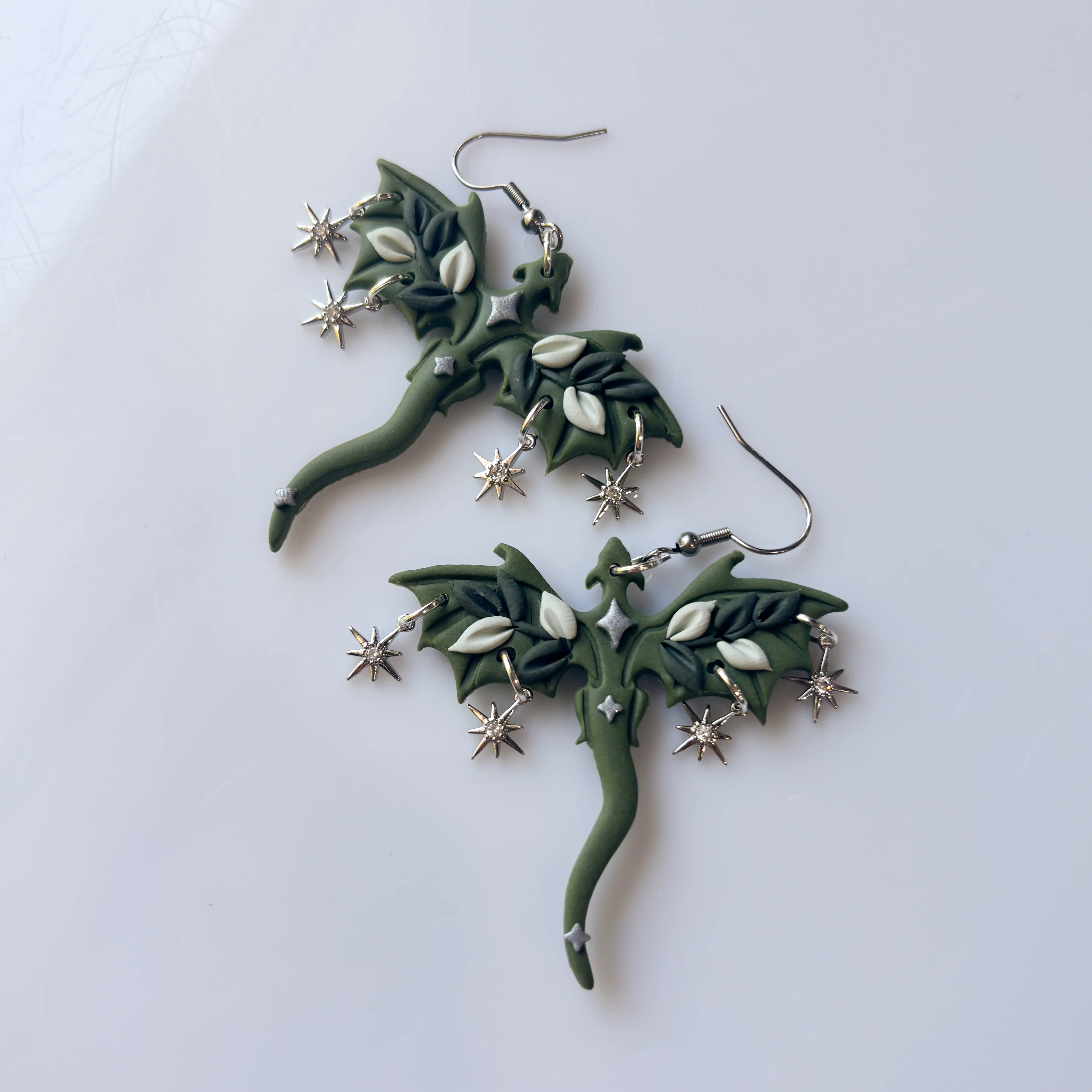 CELESTIAL DRAGON EARRINGS (LARGE) - Image 2