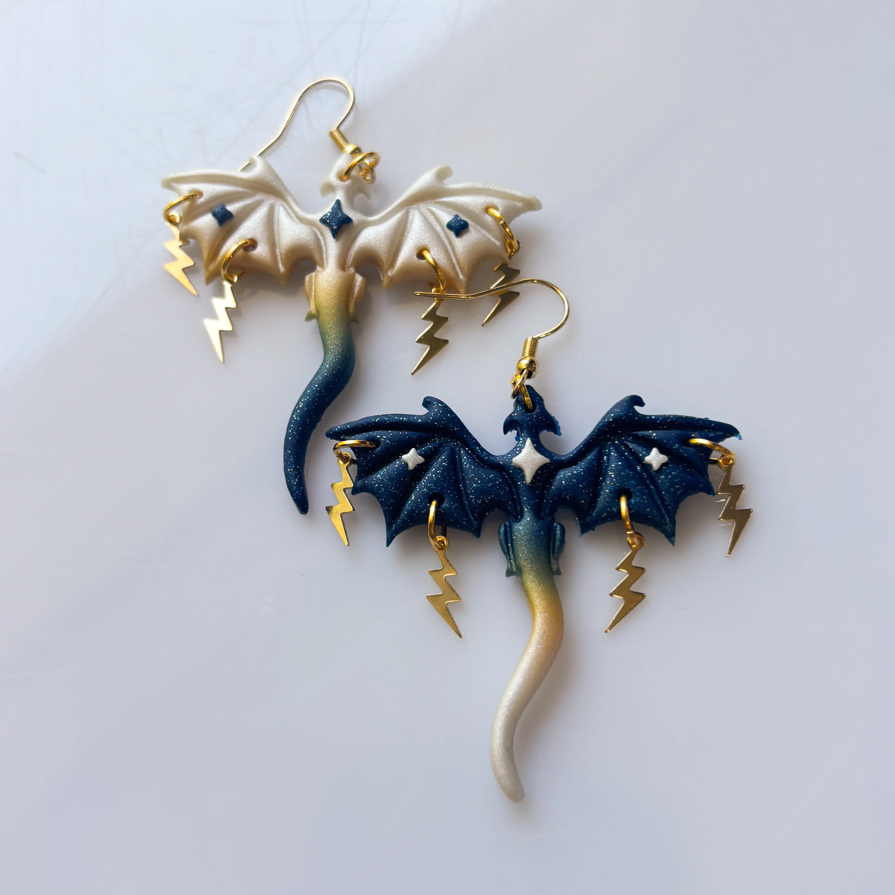 STARRY NIGHT DRAGON EARRINGS (LARGE)